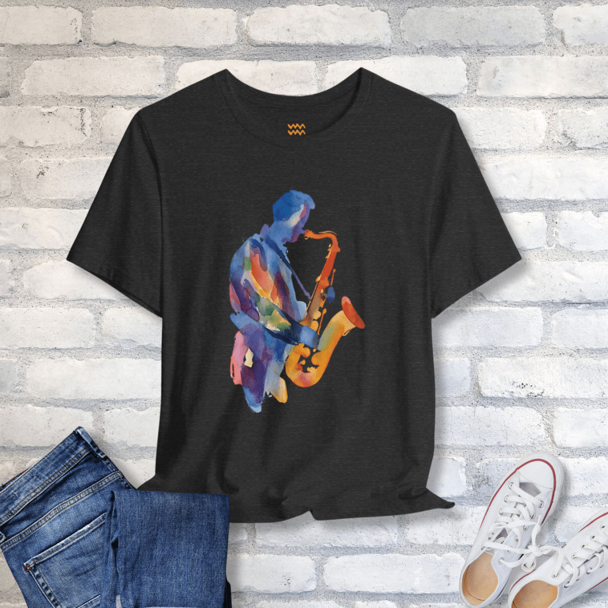 Watercolor Jazz T-Shirt - Tempo Tribe