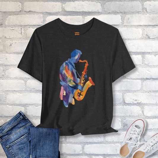 Watercolor Jazz T-Shirt - Tempo Tribe