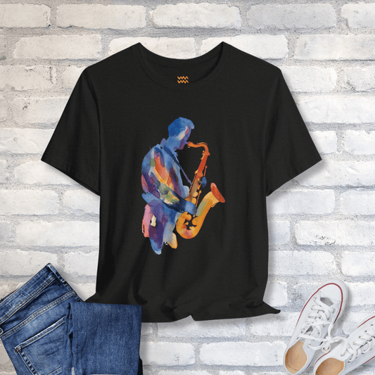 Watercolor Jazz T-Shirt - Tempo Tribe