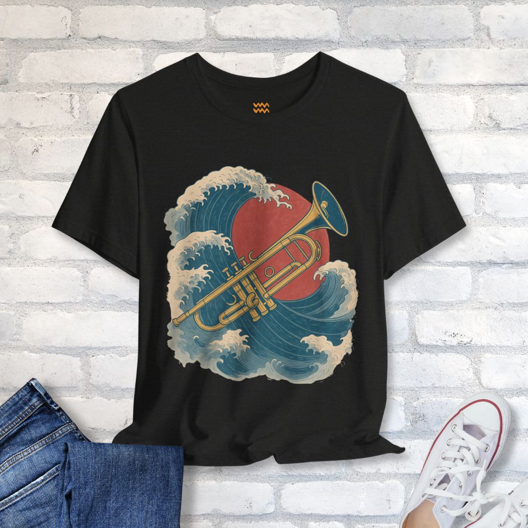 Wave Brass T-Shirt - Tempo Tribe