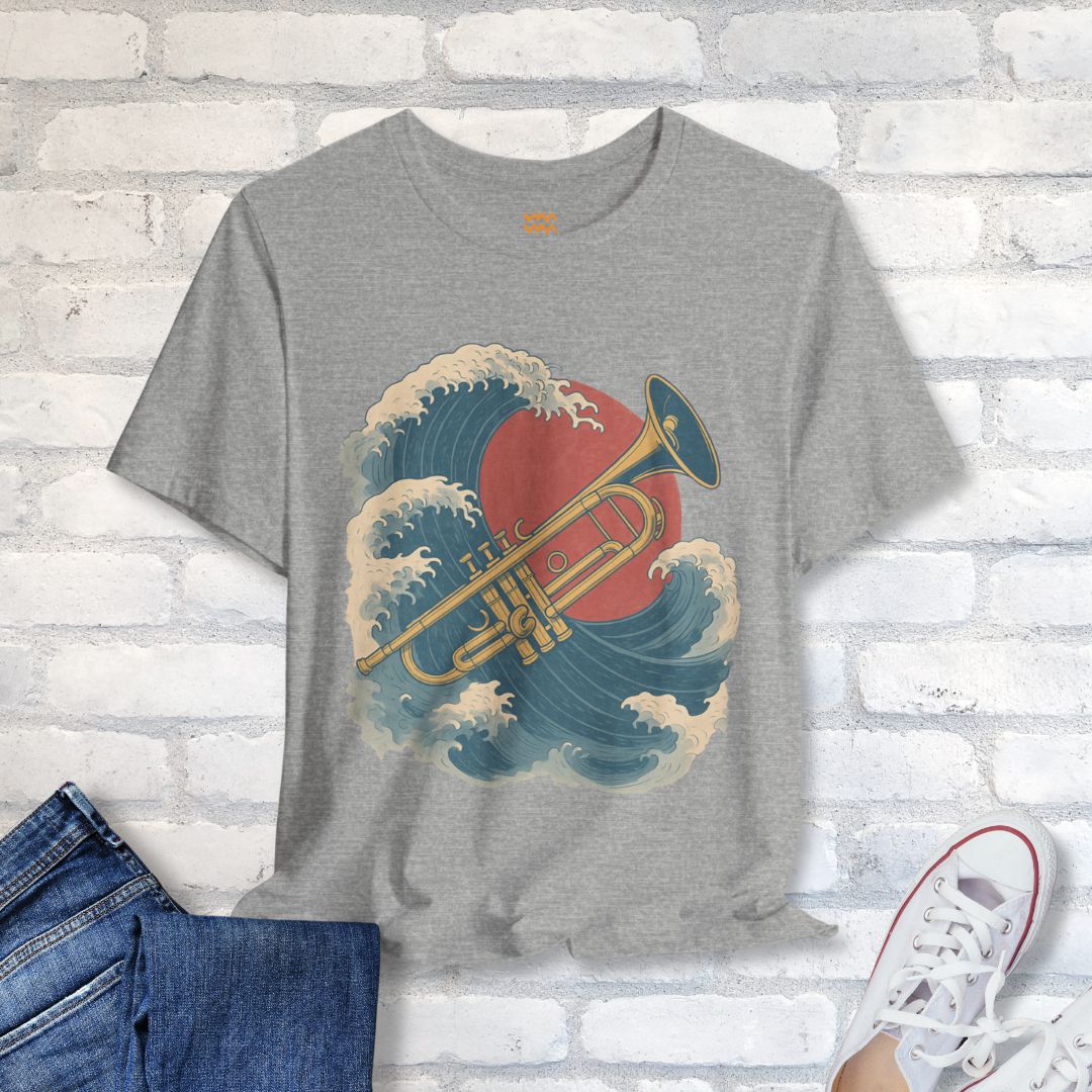 Wave Brass T-Shirt - Tempo Tribe