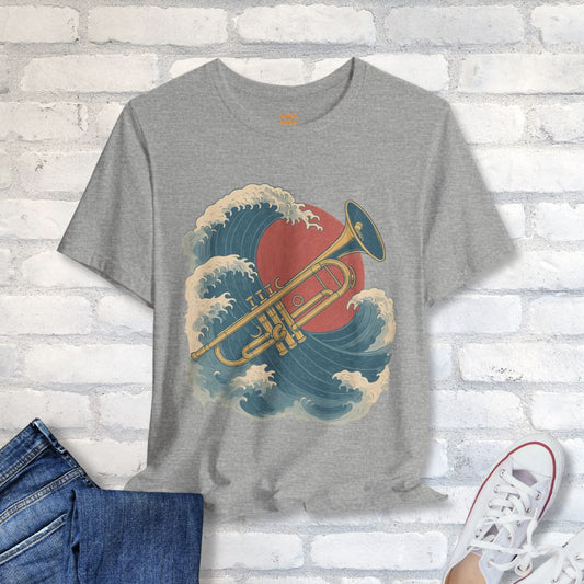 Wave Brass T-Shirt - Tempo Tribe