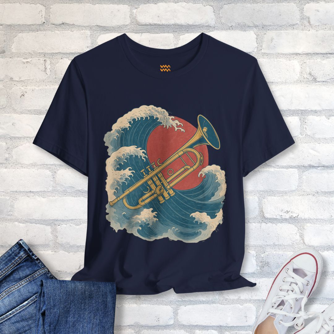 Wave Brass T-Shirt - Tempo Tribe