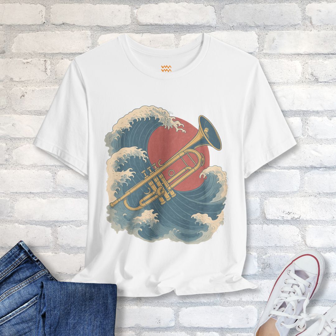 Wave Brass T-Shirt - Tempo Tribe