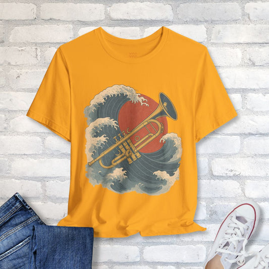 Wave Brass T-Shirt - Tempo Tribe