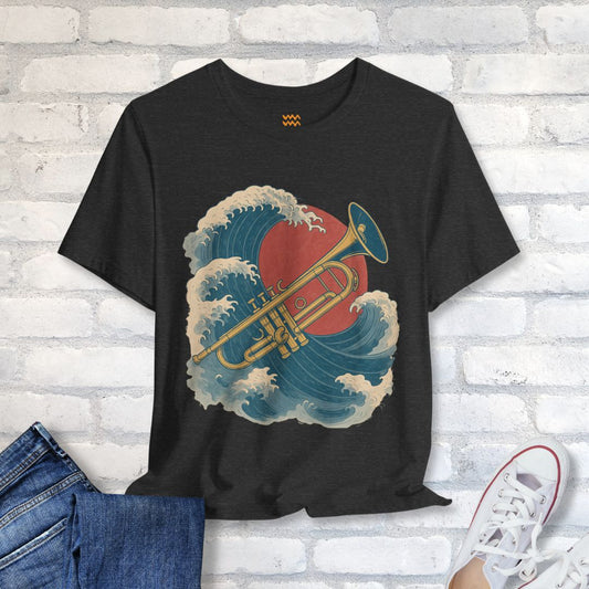 Wave Brass T-Shirt - Tempo Tribe
