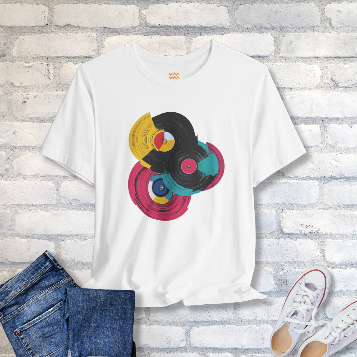 Vibrant Vinyl T-Shirt